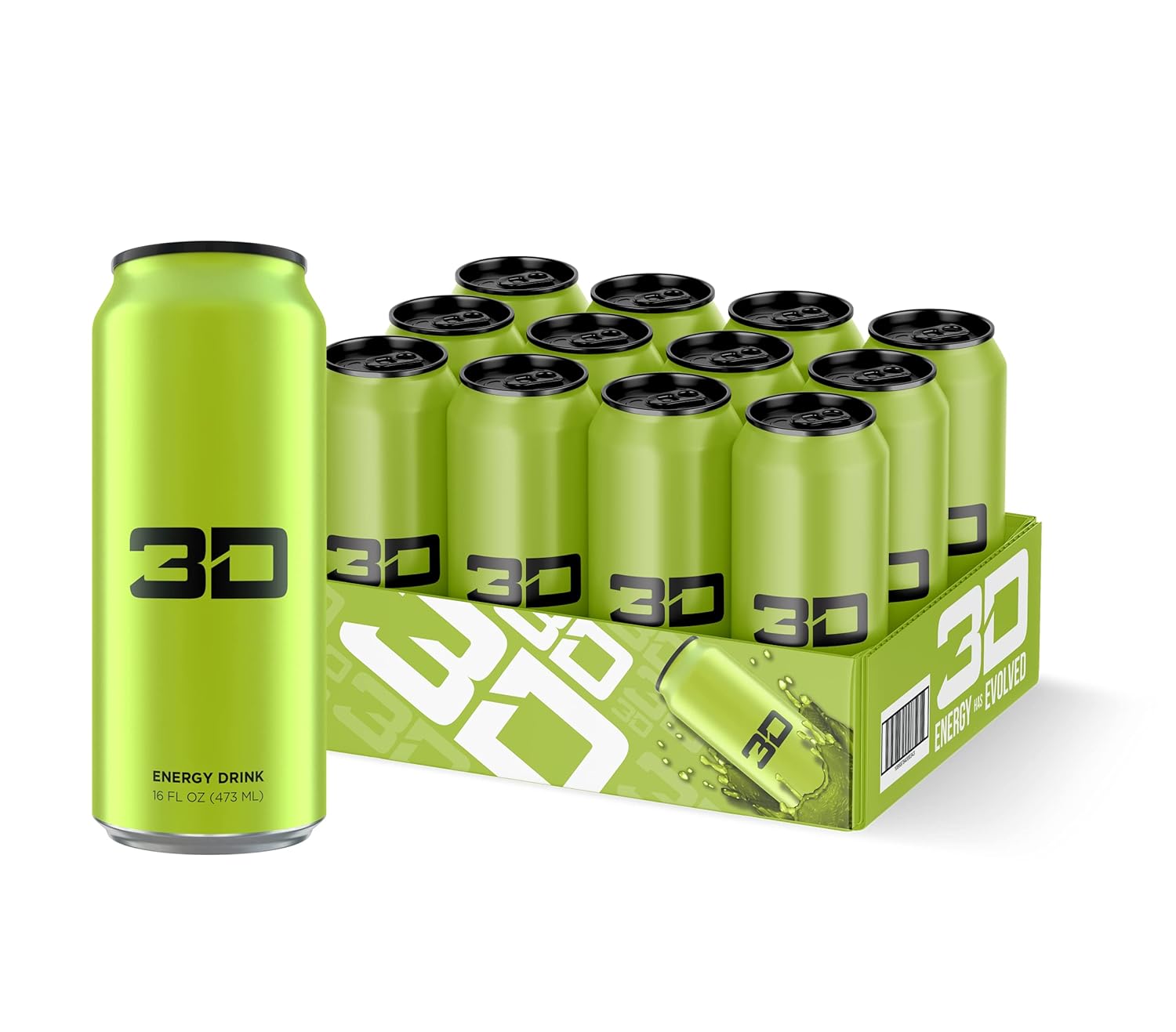 3D Energy - Citrus Mist (12 Drinks/473ml Each)