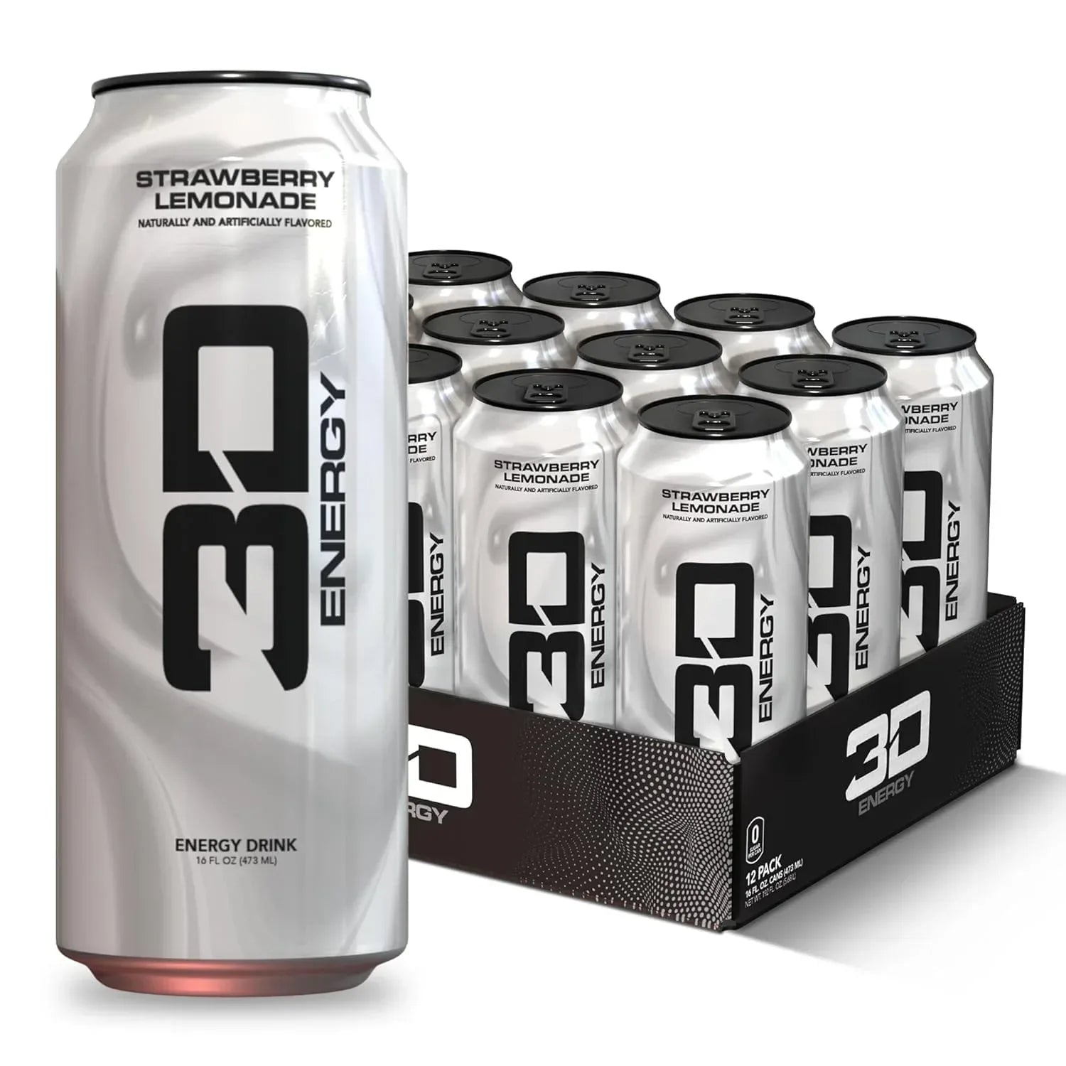 3D Energy - Strawberry Lemonade (12 Drinks/473ml Each)