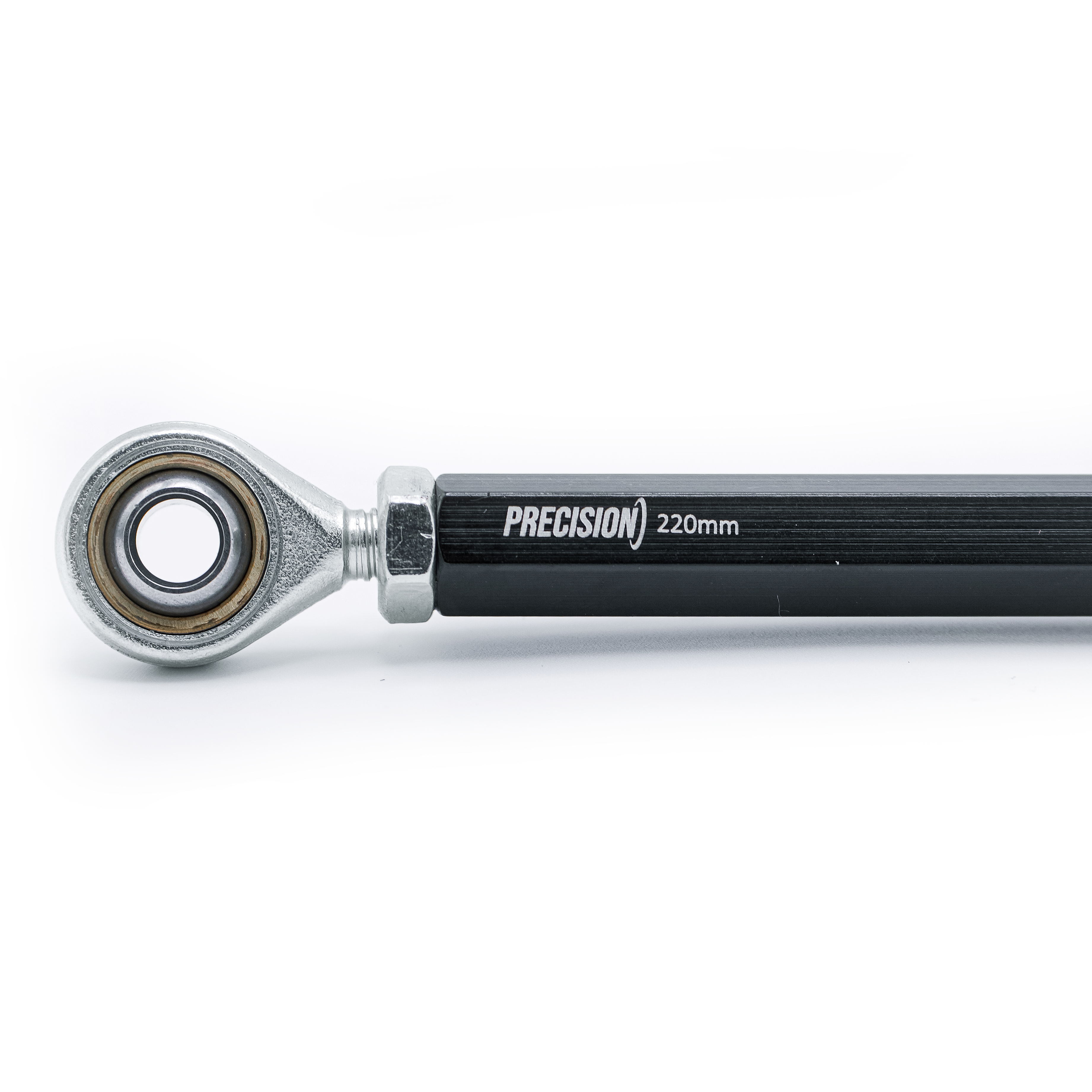 8mm Aluminium Hex Track Rod with M8 Rose Joints