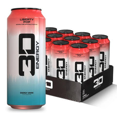 3D Energy - Liberty Pop (12 Drinks/473ml Each)