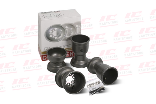 Freeline magnesium kart wheel set 130mm front 212mm rear