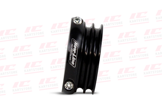 New-Line water pump axle pulley for kart cooling system
