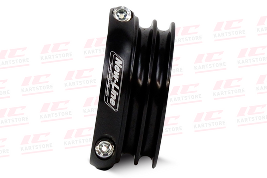 New-Line water pump axle pulley for kart cooling system