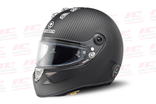 Schuberth SK1 Carbon Karting Helmet – lightweight FIA approved racing helmet for kart drivers