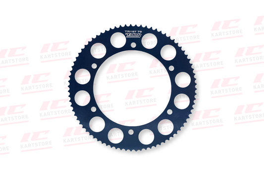 Talon aluminium rear kart sprocket for racing performance