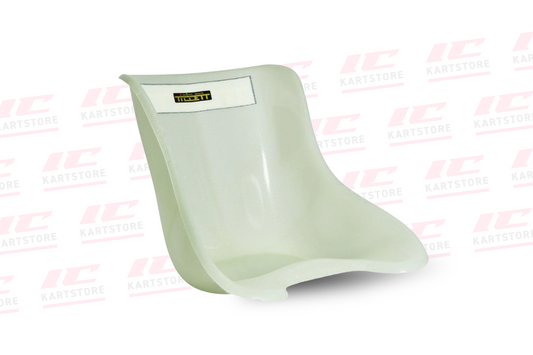 Tillett T11 VTI clear kart seat for racing comfort and performance