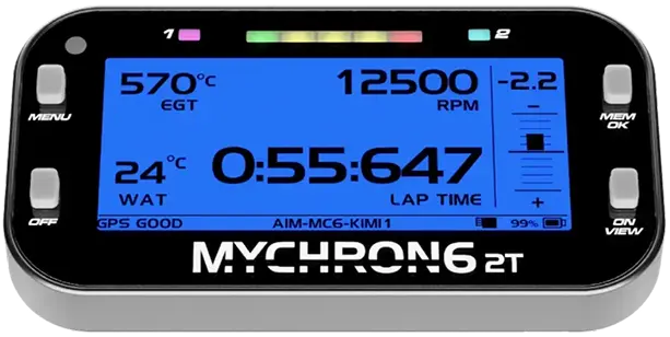 AiM MyChron kart data and timing equipment