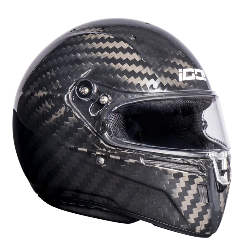 iGO! Diamante Premium K Carbon karting helmet representing the Racewear range