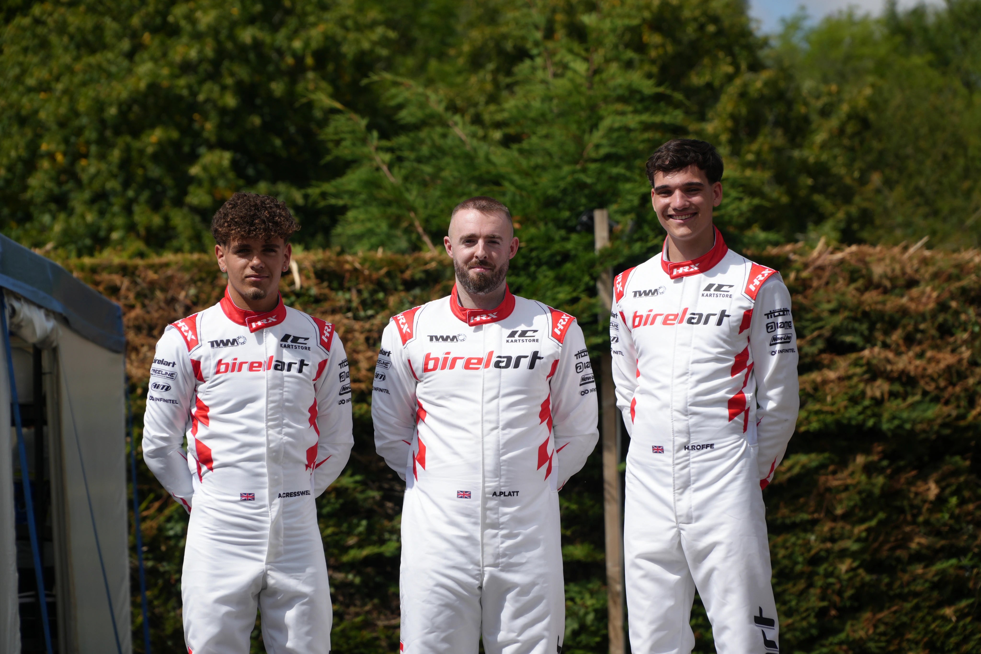 IC Kartstore brand ambassadors at the circuit